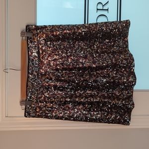 Zara Sequin Mini Skirt